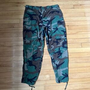 Rothco Military BDU Woodland Camo Cargo Pants Mens Large Regular 35x30 Tactical